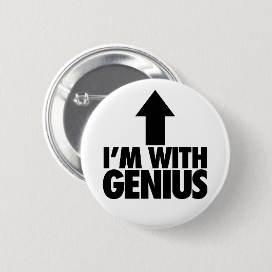 Badge Rond 5 Cm Im Avec Génie (Devant & derrière)