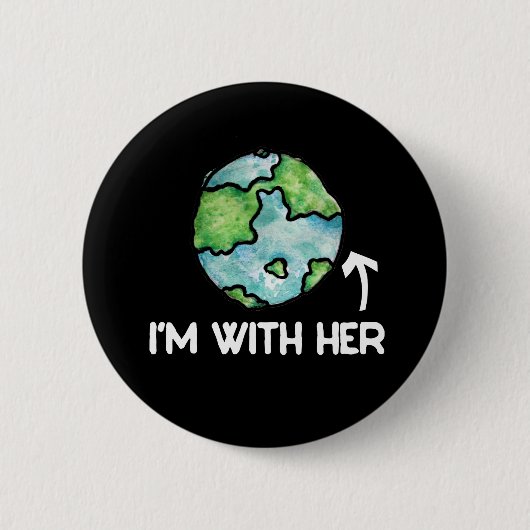 Badge Rond 5 Cm im avec sa science (Devant)