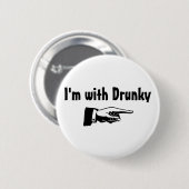 Badge Rond 5 Cm Im avec y ivre (Devant & derrière)