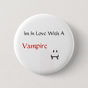 Badge Rond 5 Cm im dans l'amour avec un vampire