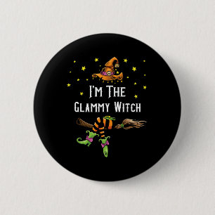 Badge Rond 5 Cm Im Glammy Witch Halloween Groupe Correspondant Cos