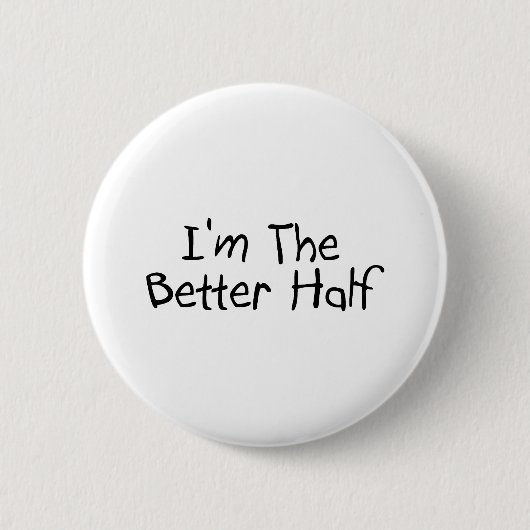 Badge Rond 5 Cm Im la tendre moitié (Devant)