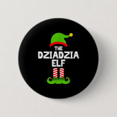 Badge Rond 5 Cm I'm The Dziadzia Elf Christmas Family Pajama Funny (Devant)