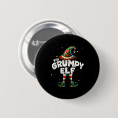Badge Rond 5 Cm I'm The Mpy Elf Family Matching Group Christmas  (Devant & derrière)