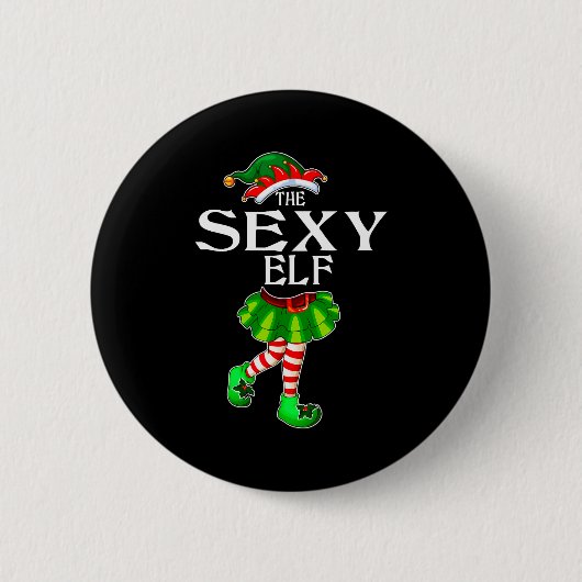 Badge Rond 5 Cm I'm The Y Elf Christmas Matching Family Group Funn (Devant)