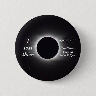 Badge Rond 5 Cm Image d'éclipse solaire 2017