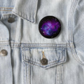 Badge Rond 5 Cm Image d'espace violet (En situation)