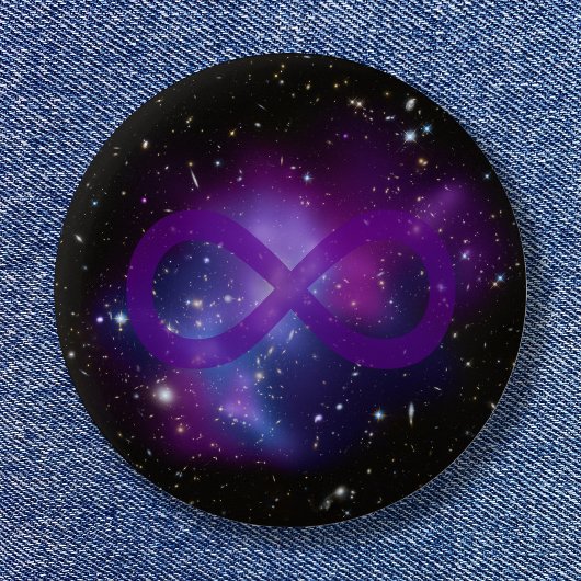 Badge Rond 5 Cm Image d'espace violet
