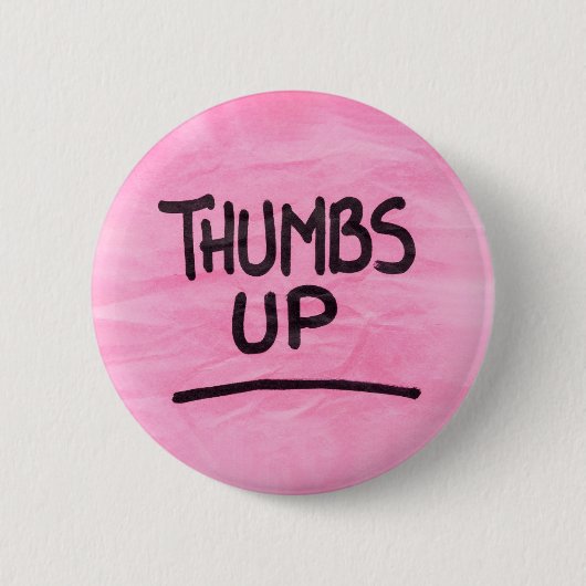 Badge Rond 5 Cm Image du Cool des pouces mignon (Devant)