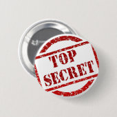 Badge Rond 5 Cm Image extrêmement secrète de dîner (Devant & derrière)