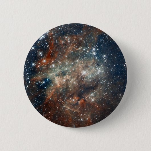 Badge Rond 5 Cm Image Hubble (Devant)