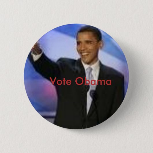 Badge Rond 5 Cm images, vote Obama, vote Obama (Devant)