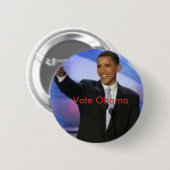 Badge Rond 5 Cm images, vote Obama, vote Obama (Devant & derrière)