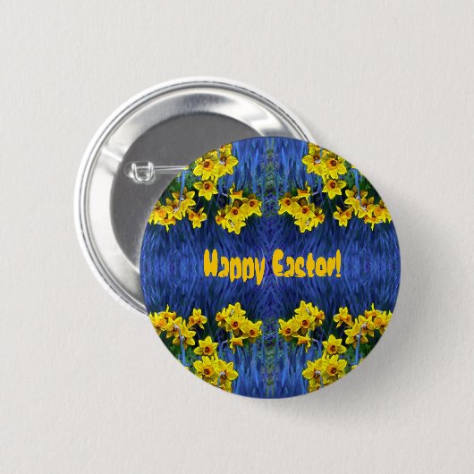 Badge Rond 5 Cm Imaginaire Daffodil Spring (Devant & derrière)