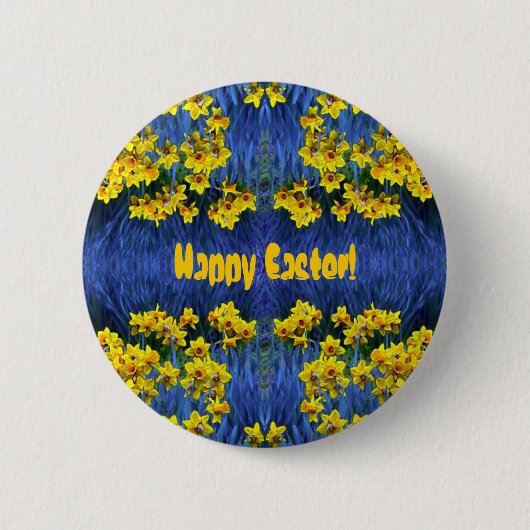 Badge Rond 5 Cm Imaginaire Daffodil Spring (Devant)