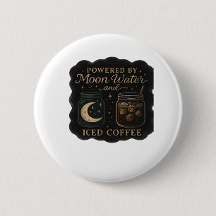 Badge Rond 5 Cm Imaginaire Whimsigoth - Forêts mystiques, Lunes et