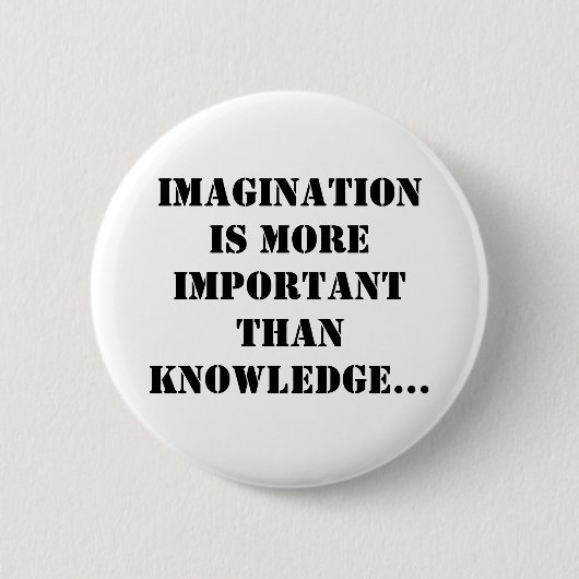 Badge Rond 5 Cm Imagination (Devant)