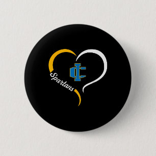 Badge Rond 5 Cm Imlay City Spartans Logo Demi-Coeur Slogan Hs