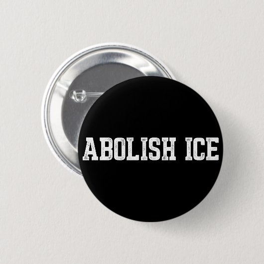 Badge Rond 5 Cm Immigration Abolish ICE (Devant & derrière)
