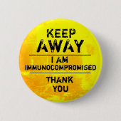 Badge Rond 5 Cm Immunocompromis (Devant)