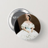 Badge Rond 5 Cm Impératrice Carlota (Devant & derrière)