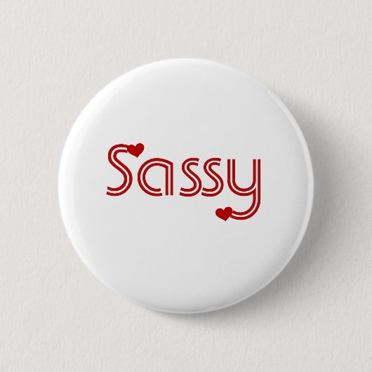 Badge Rond 5 Cm Impertinent (Devant)