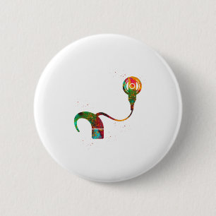 Badge Rond 5 Cm Implant cochléaire