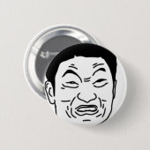 Badge Rond 5 Cm Impossibru ! ! Visage comique (Devant & derrière)