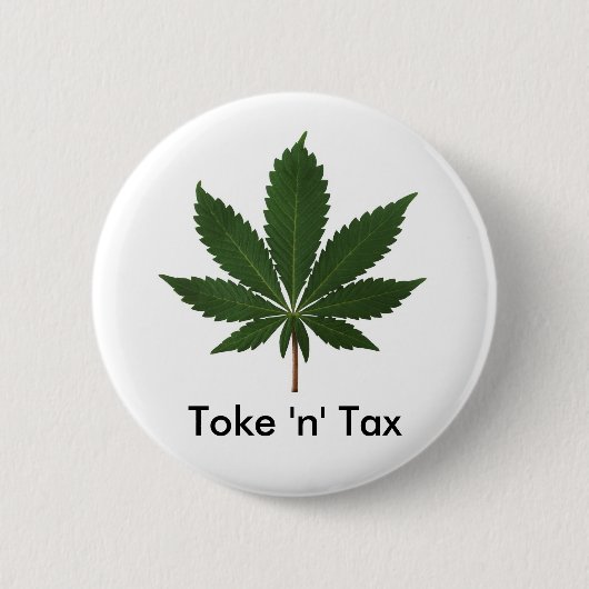 Badge Rond 5 Cm Impôt de Toke "n" (Devant)