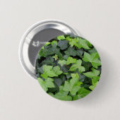 Badge Rond 5 Cm Impression botanique verte Ivy (Devant & derrière)