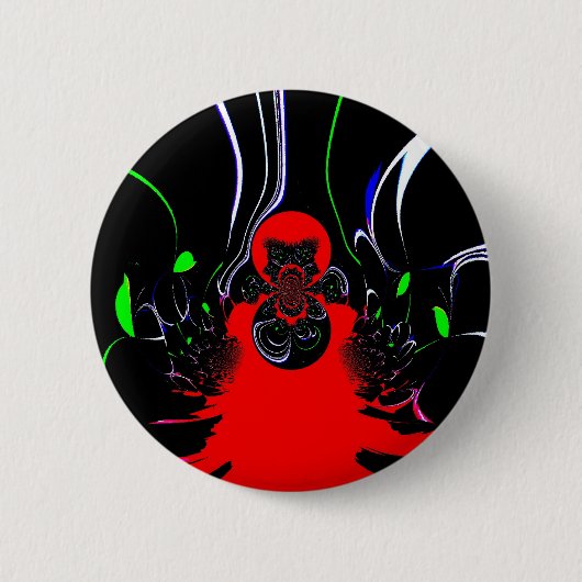 Badge Rond 5 Cm Impression d'art fluide Kaleidoscope (Devant)