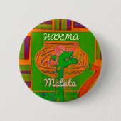 Badge Rond 5 Cm Impression de la Giraffe Hakuna (Devant)