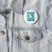 Badge Rond 5 Cm Impression d'écran Impression d'encre d'obéissance (En situation)