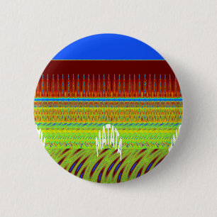 Badge Rond 5 Cm Impression Motif géométrique coloré
