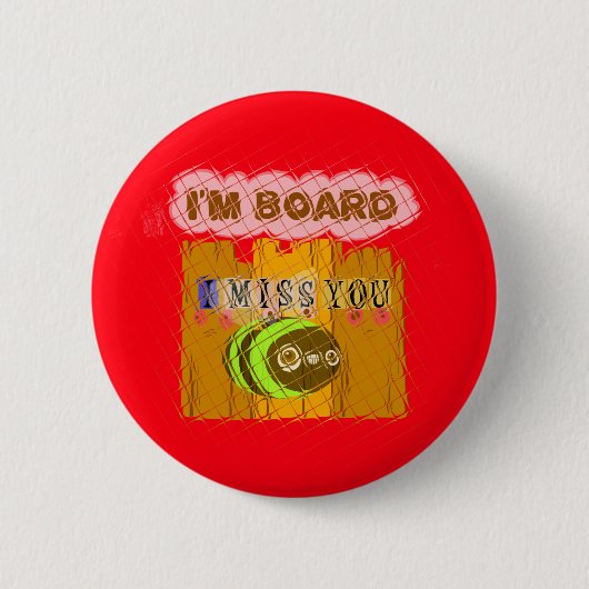 Badge Rond 5 Cm Impression Quirky Bee Art (Devant)