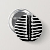 Badge Rond 5 Cm Impression zèbre (noir) (Devant & derrière)
