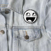 Badge Rond 5 Cm Impressionnant (En situation)