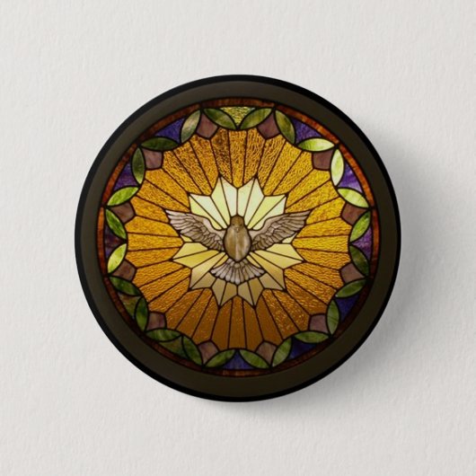 Badge Rond 5 Cm Impressions de vitrail (Devant)