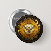 Badge Rond 5 Cm Impressions de vitrail (Devant & derrière)