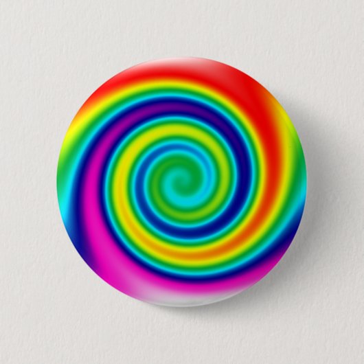 Badge Rond 5 Cm Imprimantes psychédéliques (Devant)