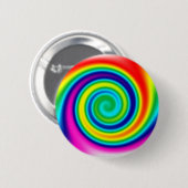 Badge Rond 5 Cm Imprimantes psychédéliques (Devant & derrière)