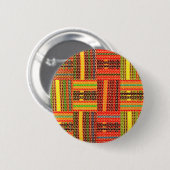 Badge Rond 5 Cm imprimé kente african (Devant & derrière)