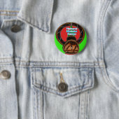 Badge Rond 5 Cm Imprimer Hakuna Matata Kenya Art (En situation)
