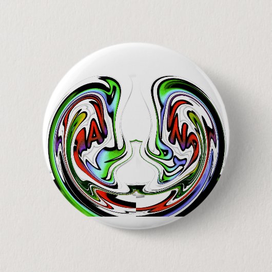 Badge Rond 5 Cm Imprimer Hakuna Matata Whirl Art Extraordinaire (Devant)