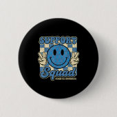 Badge Rond 5 Cm In November We Wear Blue Diabetes Awareness Suprt (Devant)