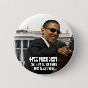Badge Rond 5 Cm inauguration 2009 d'obama