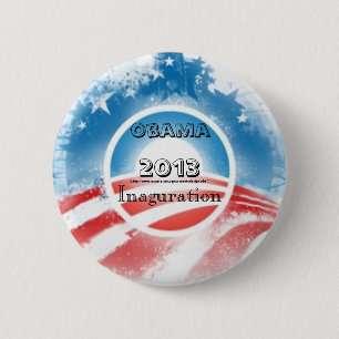Badge Rond 5 Cm Inauguration 2013 du Président Obama
