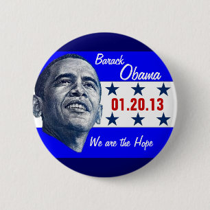 Badge Rond 5 Cm Inauguration 2013 présidentielle