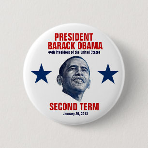 Badge Rond 5 Cm Inauguration 2013 présidentielle