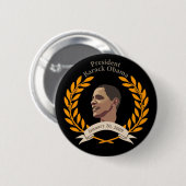 Badge Rond 5 Cm Inauguration d'Obama (Devant & derrière)
